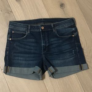Denim shorts